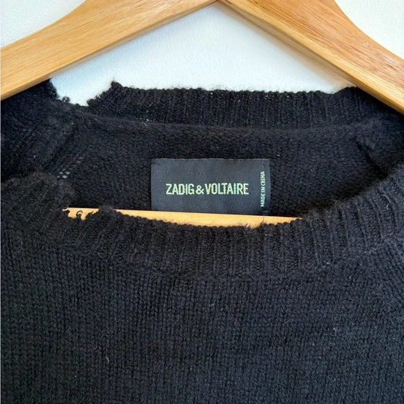 Zadig & Voltaire Broken Heart Sweater